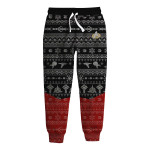 Gearhumans 3D S.T The Next Generation 1987 Red Ugly Christmas Custom Kid Sweatpants