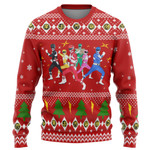 Gearhumans 3D Mighty Morphin Power Rangers Christmas Custom Ugly Sweater