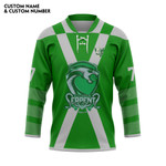 Gearhumans 3D H.P Sly Hockey Team Custom Name Custom Number Hockey Jersey