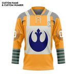 Gearhumans 3D Star Wars The Rebel Alliance Hockey Team Custom Name Custom Number Hockey Jersey