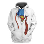Gearhumans 3D Superman Custom Cosplay Tshirt Hoodie Apparel