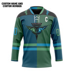 Gearhumans 3D ST Romulan Star Empire Hockey Team Custom Name Custom Number Hockey Jersey