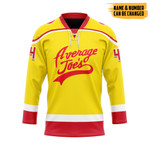 Gearhumans 3D Average Joe's Custom Name Custom Number Hockey Jersey