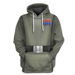 Gearhumans 3D SW Navy Imperial Officer Uniform Cosplay Tshirt Hoodie Apparel