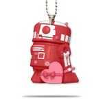 Gearhumans 3D S.W Yoda R2 D2 Happy Valentines Day Custom Car Hanging