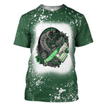Gearhumans 3D Slytherin House Of Ambition Custom Bleached Tshirt