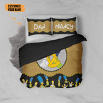 Gearhumans 3D The Simpsons Homer And Marge Custom Name Bedding Set