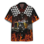 Gearhumans 3D Hot Rod Car Racing Custom Hawaii Shirt
