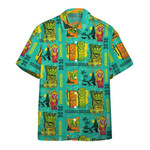 Gearhumans 3D Scooby Doo x Tiki Custom Hawaii Shirt
