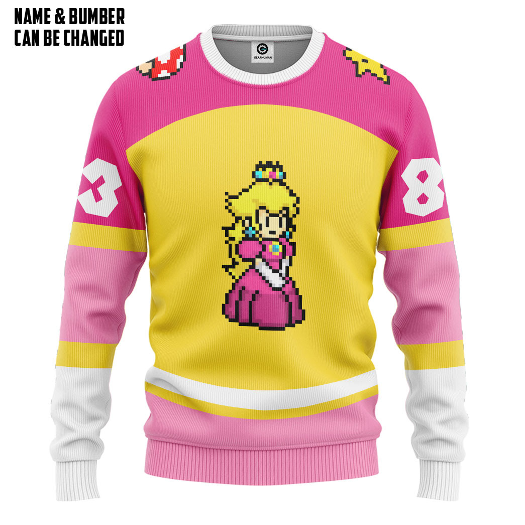 Personalized Princess Peach Sports 3D Shirt, Hoodie2
