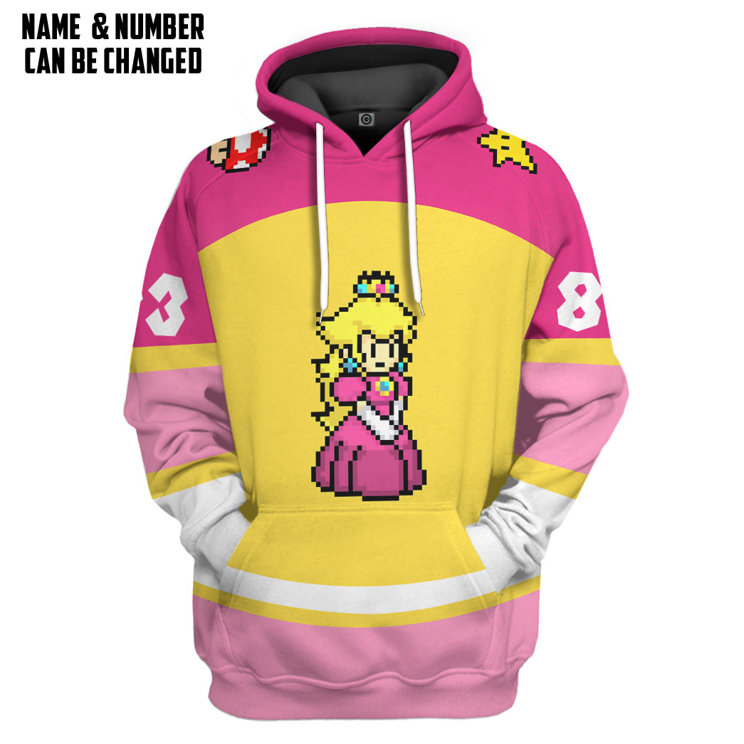 Personalized Princess Peach Sports 3D Shirt, Hoodie1