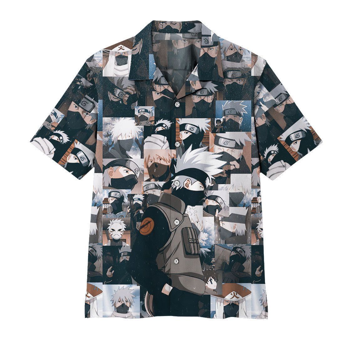 Naruto Kakashi Hawaiian Shirt, Short1