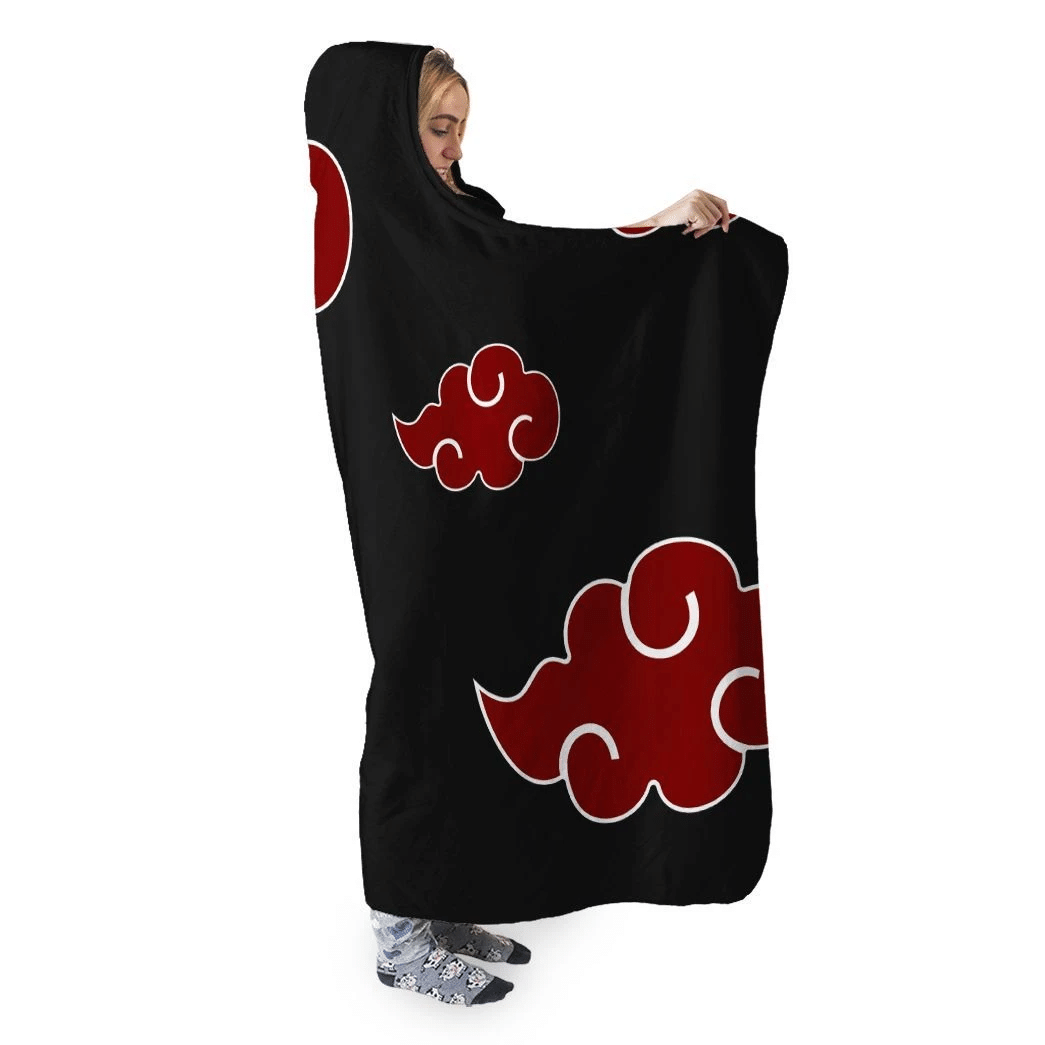 Naruto Akatsuki Cloak Hoodie Blanket2