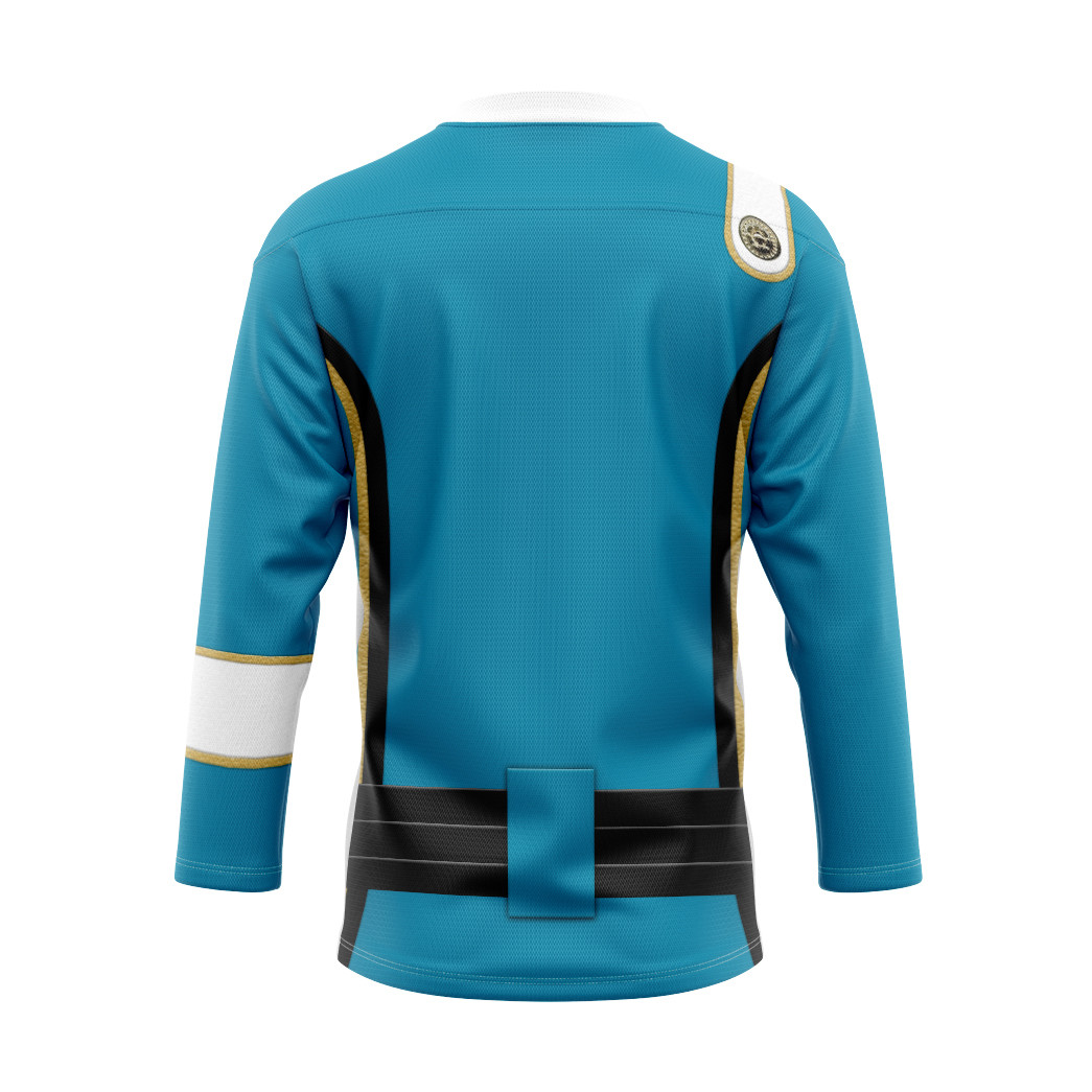 Star Trek Wrath of Khan Starfleet Blue Uniform Custom Hockey Jersey2