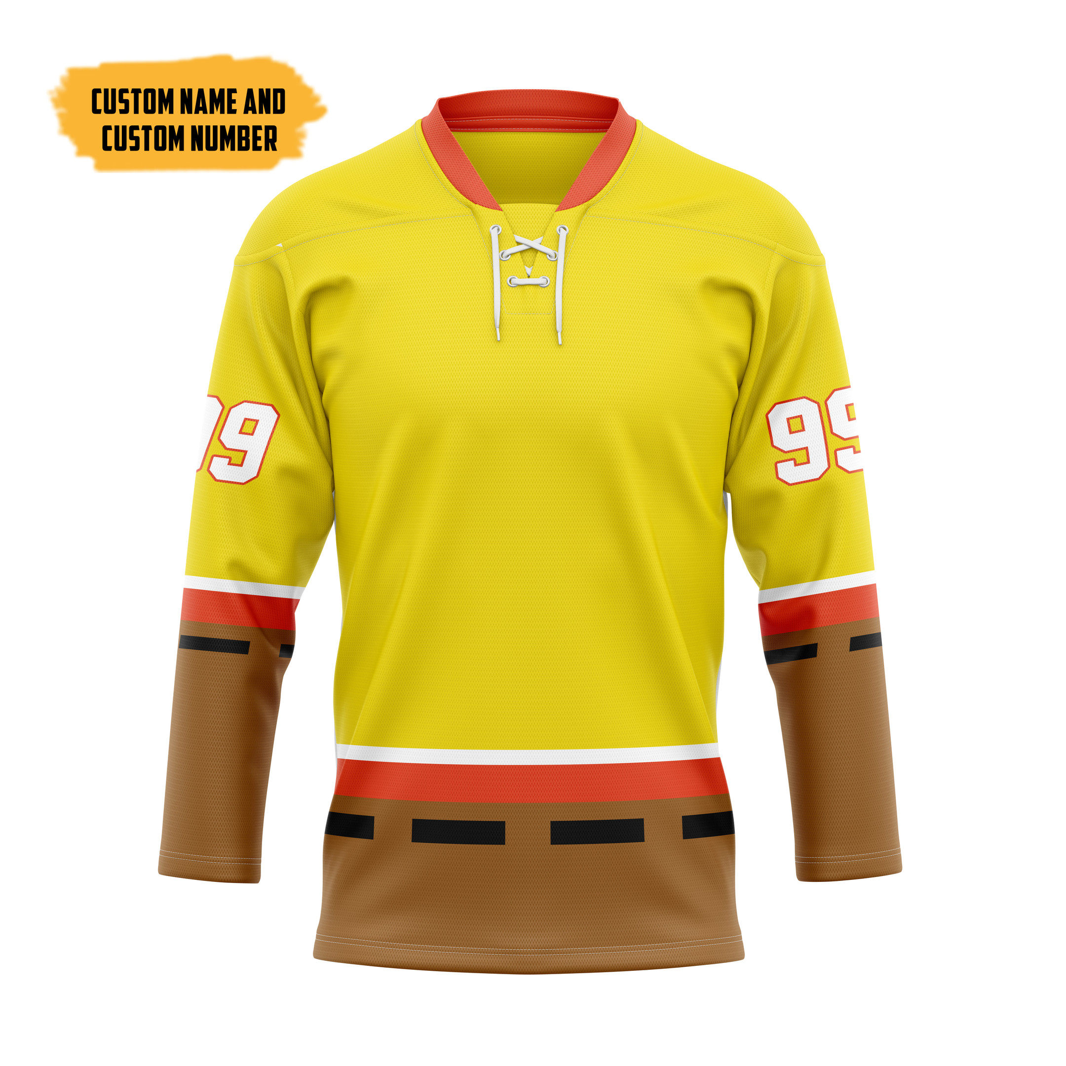 SpongeBob Custom Hockey Jersey1