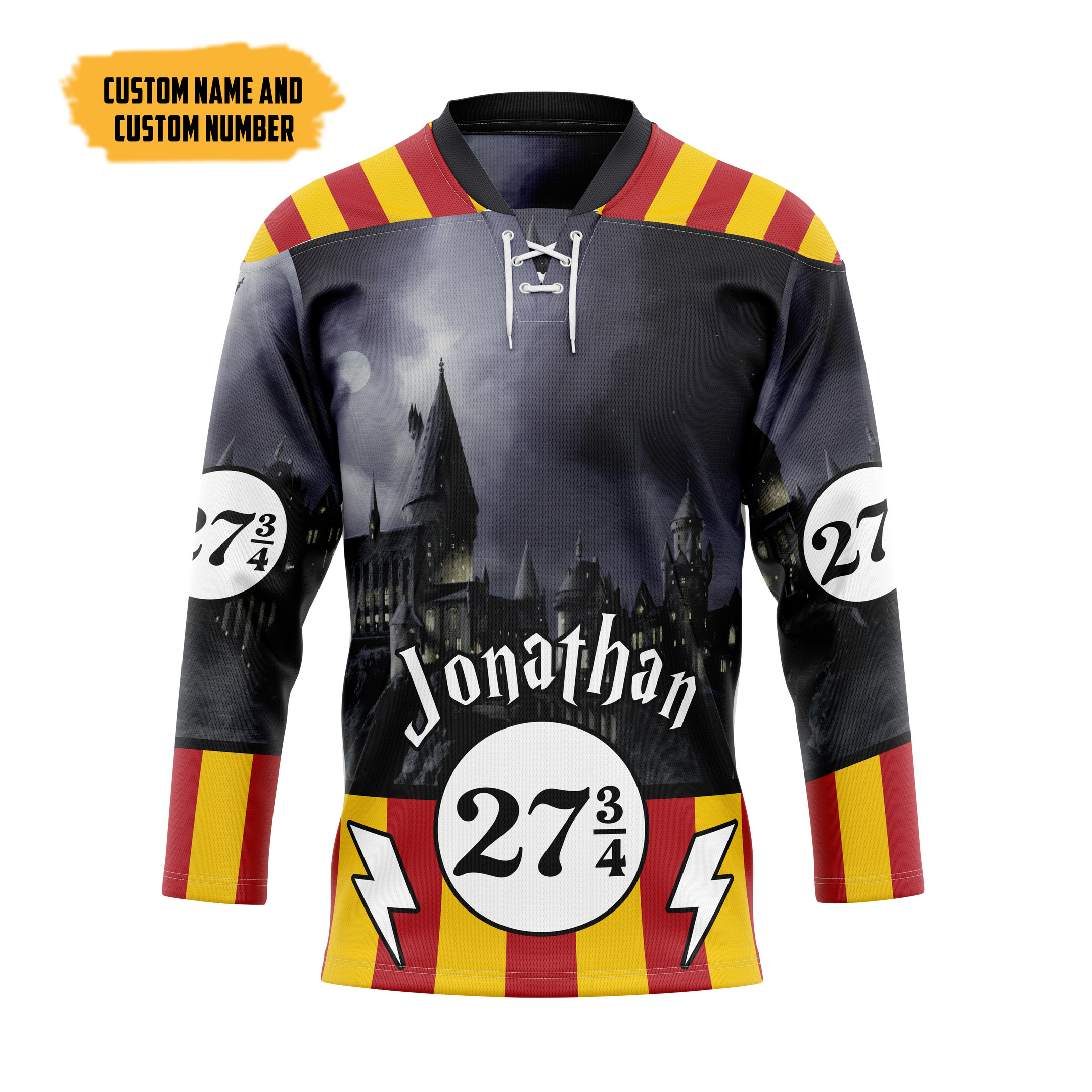 Harry Potter Gry Custom Hockey Jersey1
