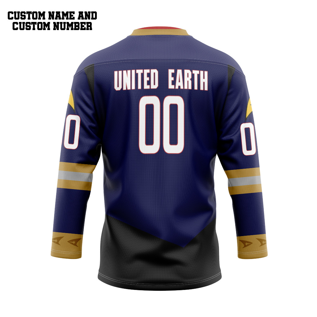 ST United Earth Hockey Team Custom Hockey Jersey2