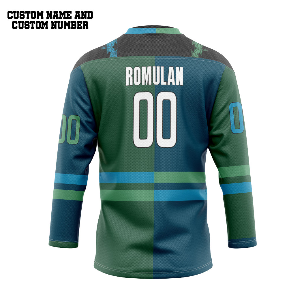 ST Romulan Star Empire Hockey Team Custom Hockey Jersey2