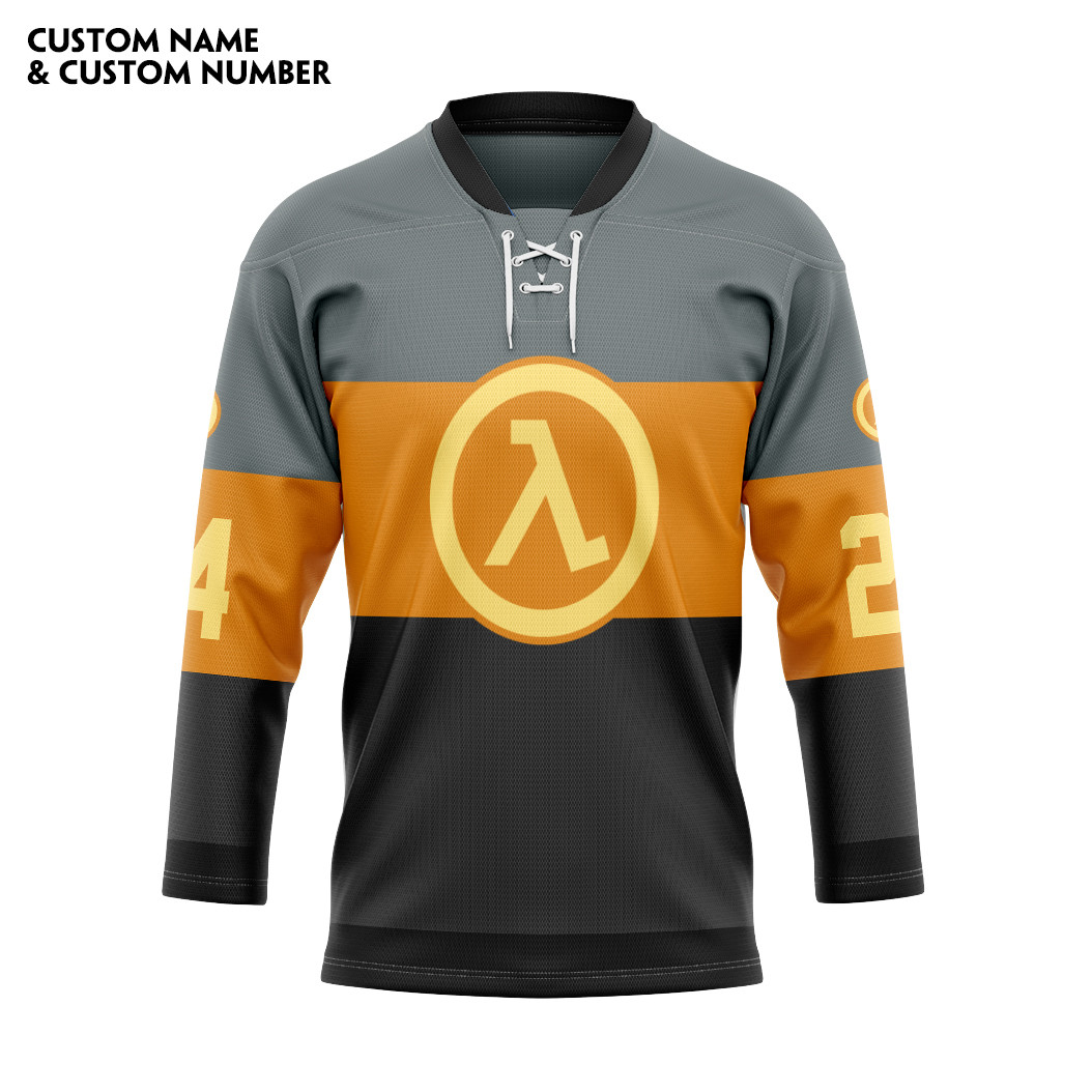 Half Life Custom Hockey Jersey1