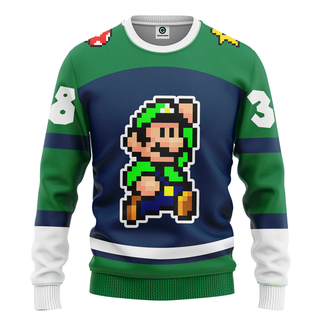 Personalized Luigi Sports Ver 2 3D Shirt, Hoodie2