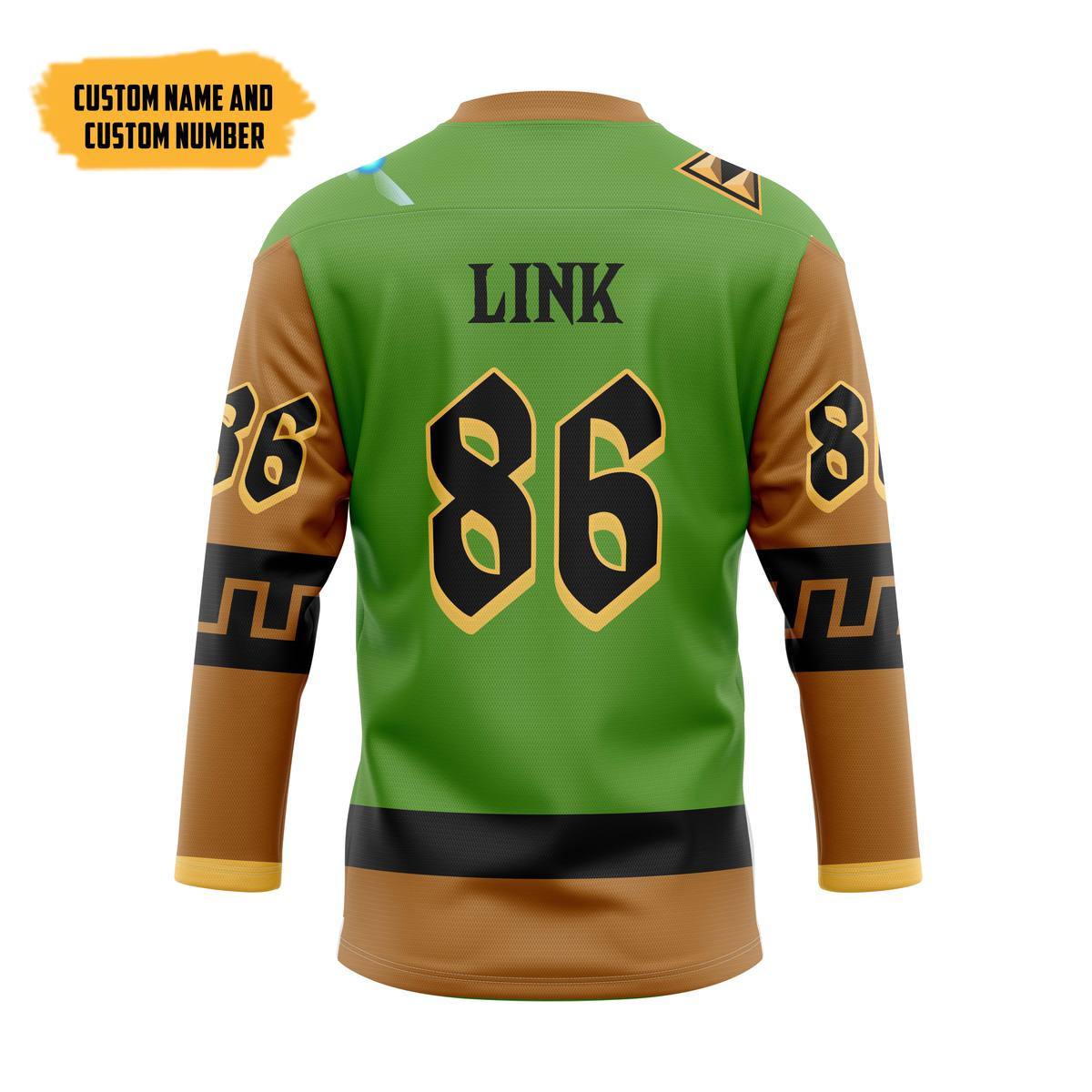 The LOZ Link Custom Hockey Jersey2