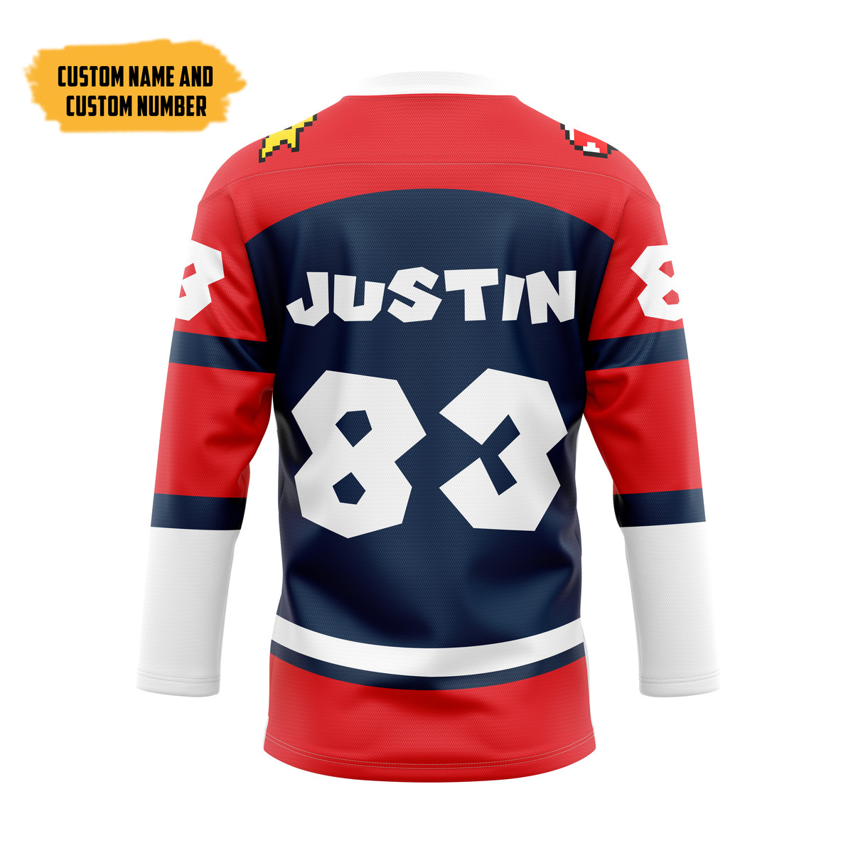 Mario Sports Custom Hockey Jersey2