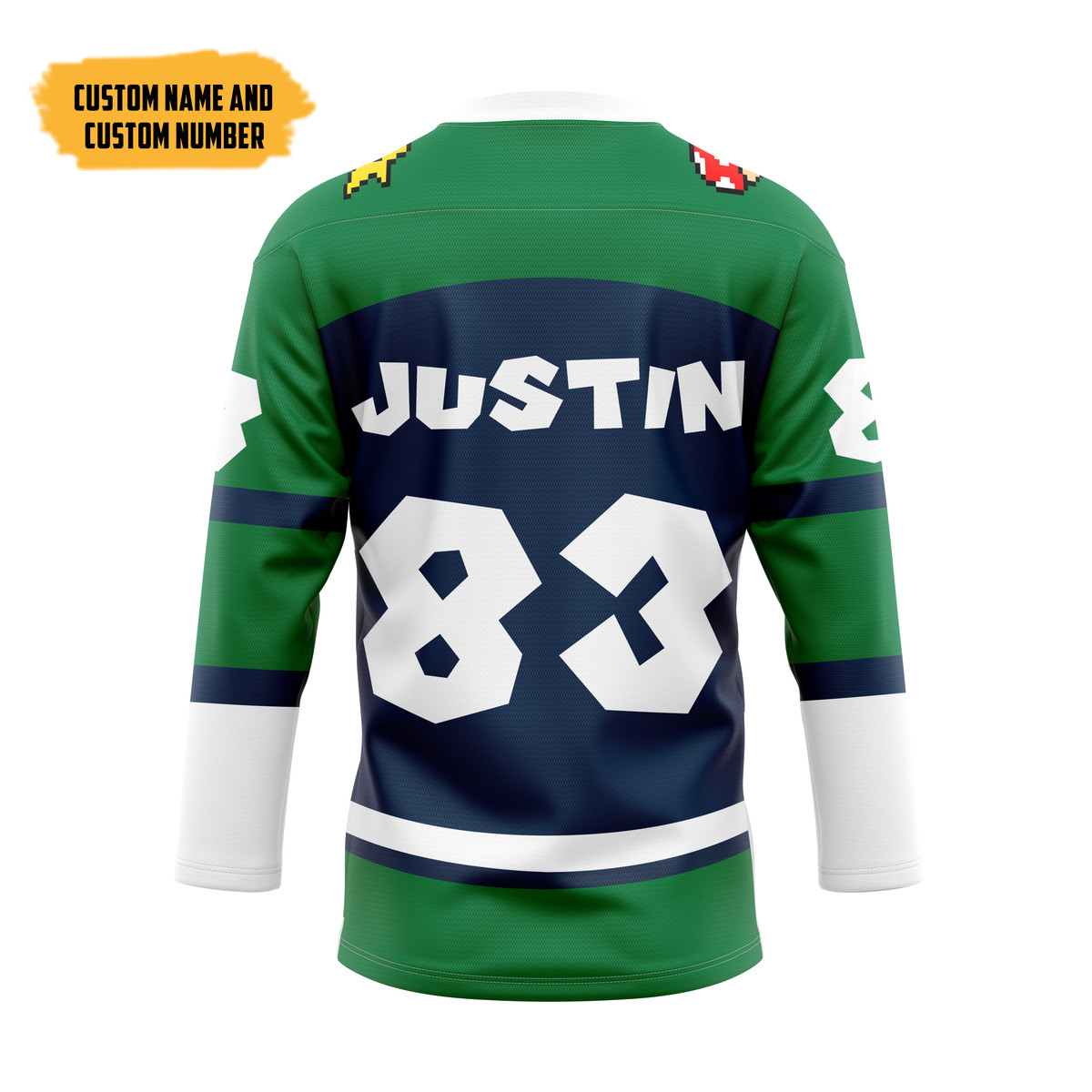 Personalized Luigi Sports Hockey Jersey2