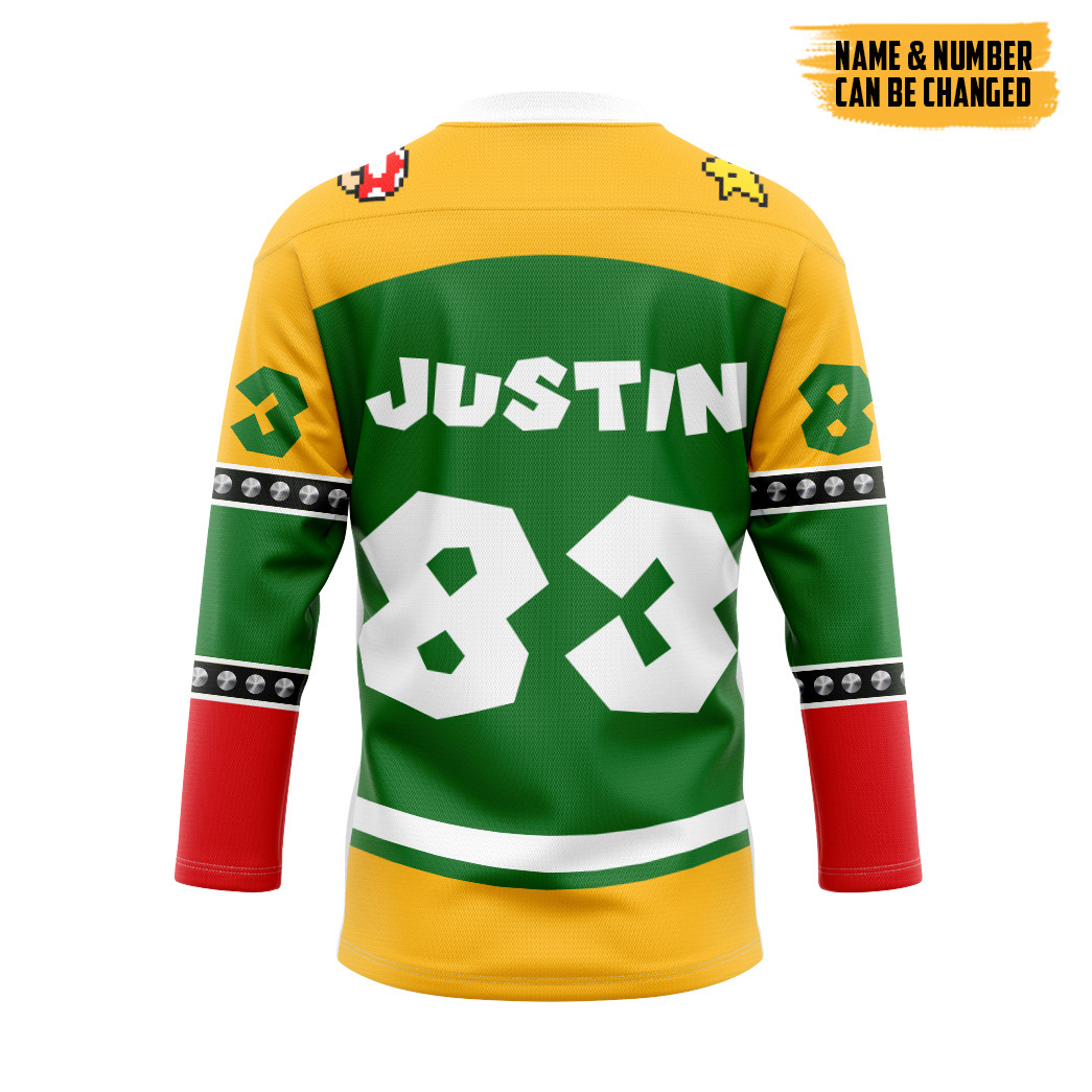 Personalized Bowser Sports Hockey Jersey2
