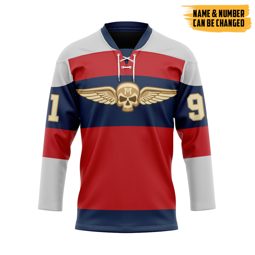 SF Bison Custom Hockey Jersey1