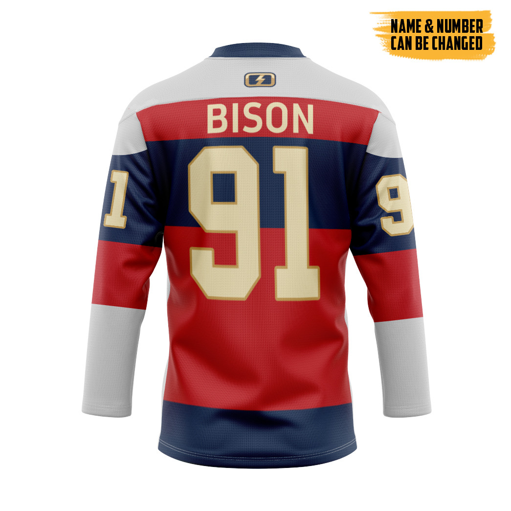 SF Bison Custom Hockey Jersey2