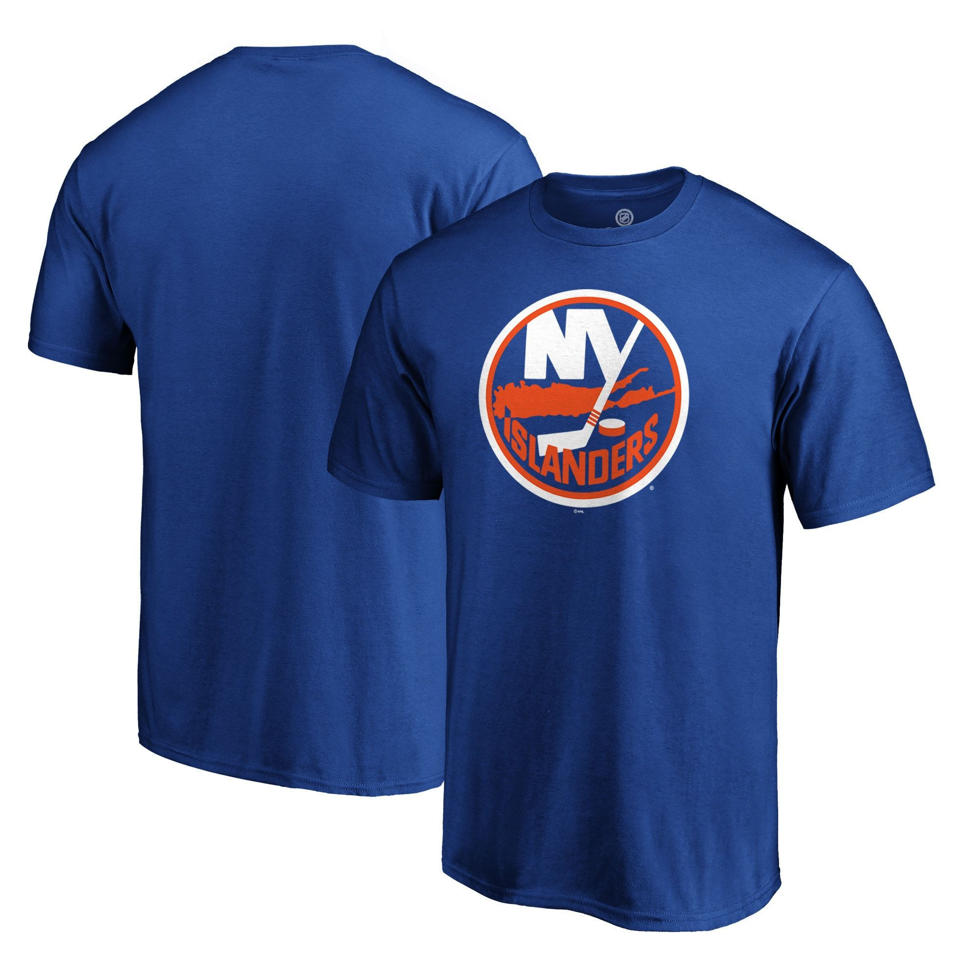 Men's Fanatics Branded Royal New York Islanders Big & Tall Primary Team Logo T-Shirt