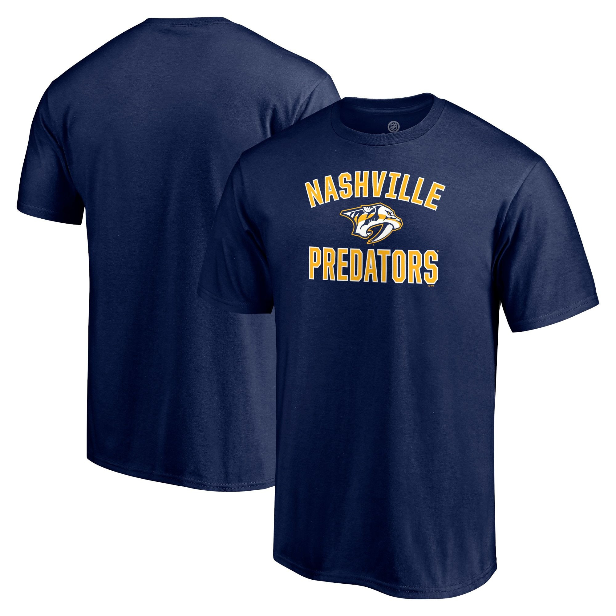 Men's Fanatics Branded Navy Nashville Predators Big & Tall Victory Arch Team T-Shirt
