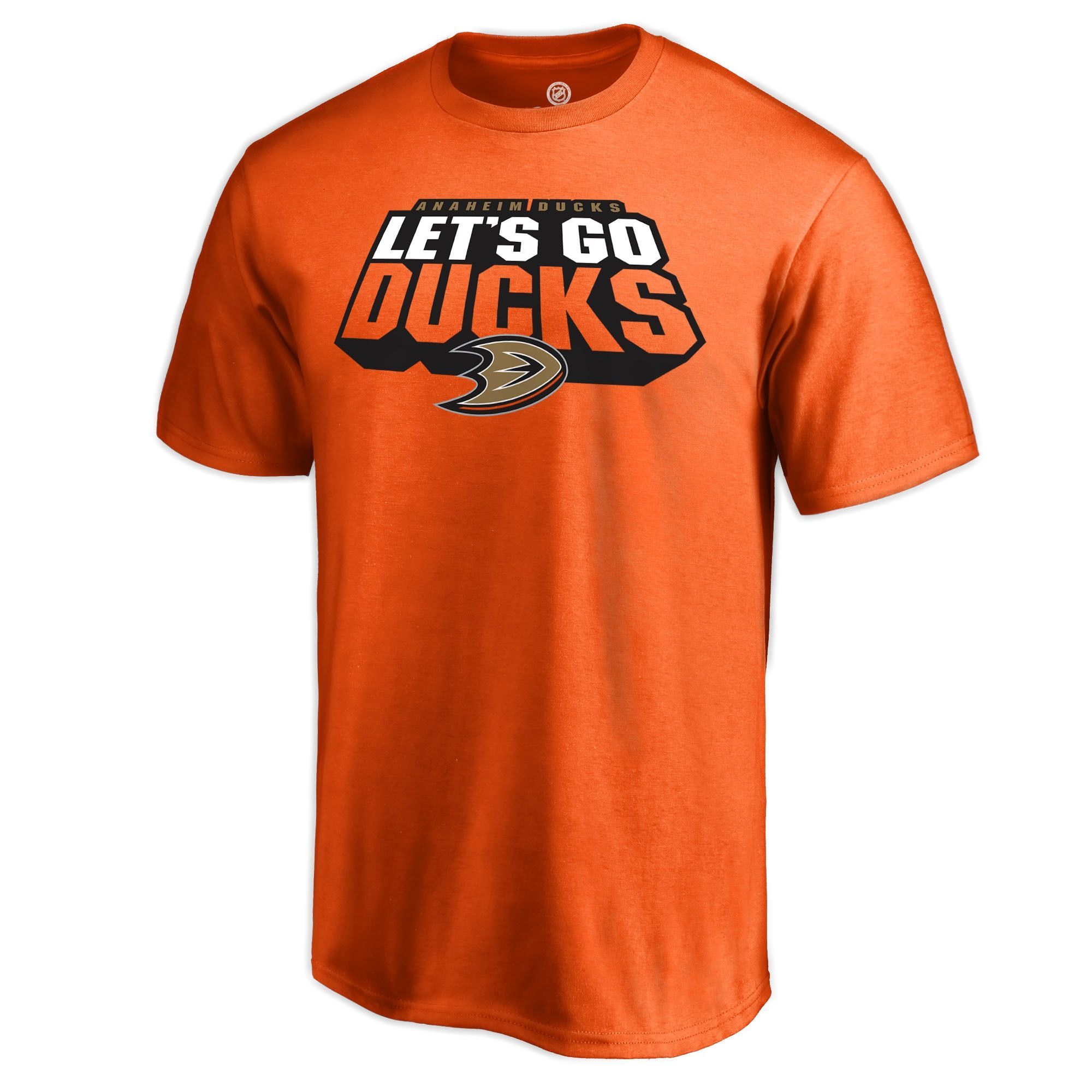 Men's Fanatics Branded Orange Anaheim Ducks Hometown Collection Local T-Shirt