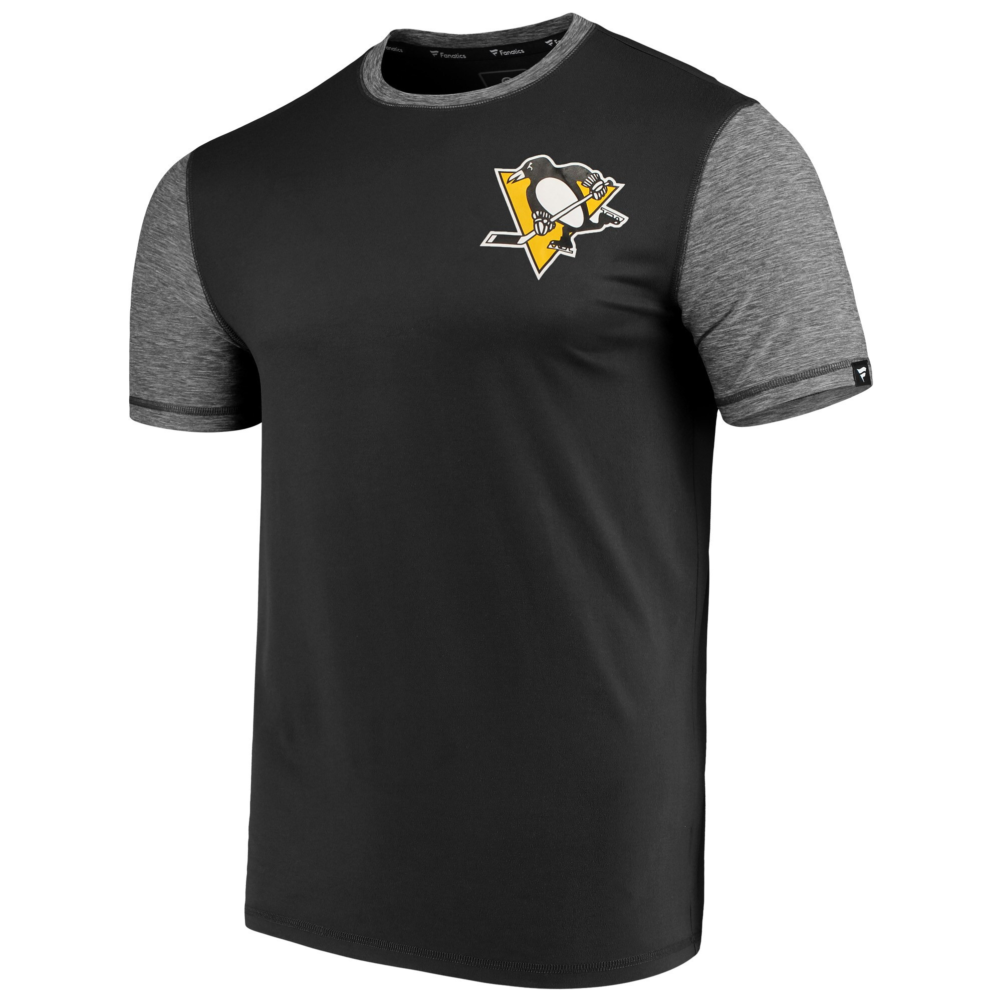 Men's Fanatics Branded Black Pittsburgh Penguins Made 2 Move T-Shirt