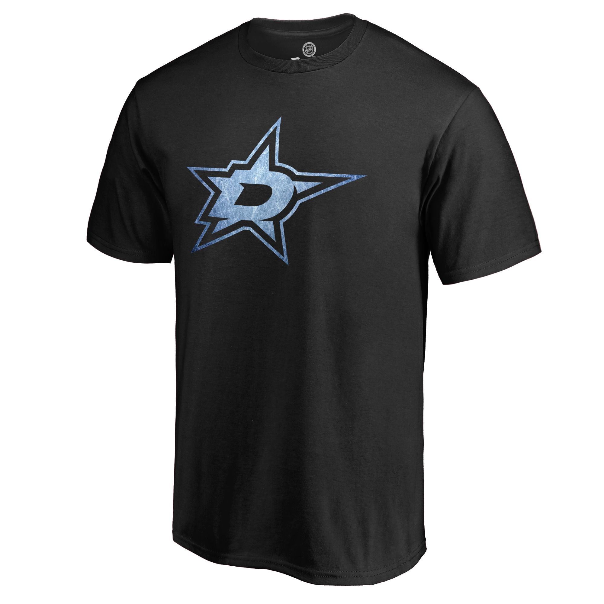 Men's Black Dallas Stars Pond Hockey T-Shirt
