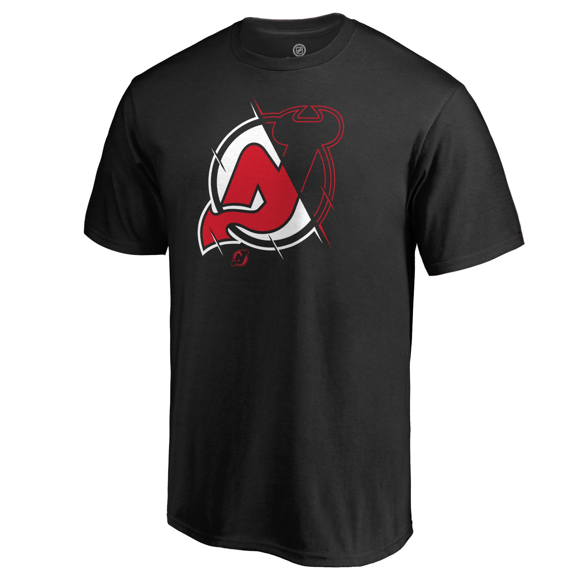 Men's Fanatics Branded Black New Shirt Devils X-Ray T-Shirt