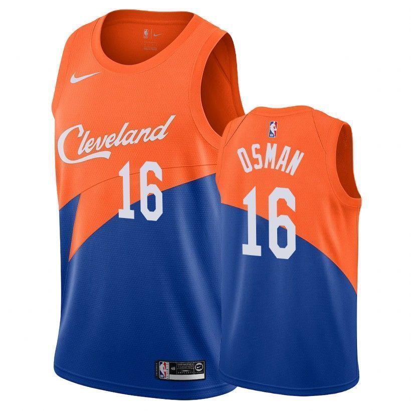 عنصر الكروم Men's Nike Cavaliers #16 Cedi Osman Blue NBA Swingman City Edition 2018-19 Jersey بخور الشيوخ