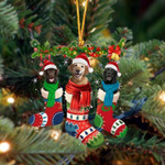 Labrador Retriever Christmas Socks Ornament