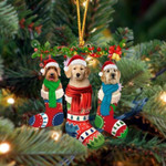 Gordon Setter Christmas Socks Ornament