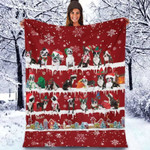 Boston Terrier - Christmas Blanket