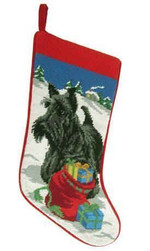 Scottish Terrier Christmas Stocking