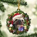 Sloth Christmas Gift Acrylic Ornament