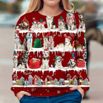 Alaskan Malamute - Snow Christmas - Premium Sweatshirt