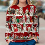 Bearded Collie - Snow Christmas - Premium Sweatshirt
