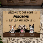 Personalized Dog Breed Doormat 002