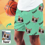 Pastel Custom Face NBA Jersey Shorts