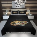 Tiger Gucci Inspired 3D Personalized Customized Bedding Sets Duvet Cover Bedroom Sets Bedset Bedlinen
