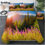 Printed Sunset Flower CD Bedding Set INKPCY