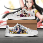 Nico Robin One Piece Low top Leather Skate Shoes, Tennis Shoes, Fashion Sneakers  men and women size  US