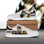 Genos One Punch Man Low top Leather Skate Shoes, Tennis Shoes, Fashion Sneakers  men and women size  US
